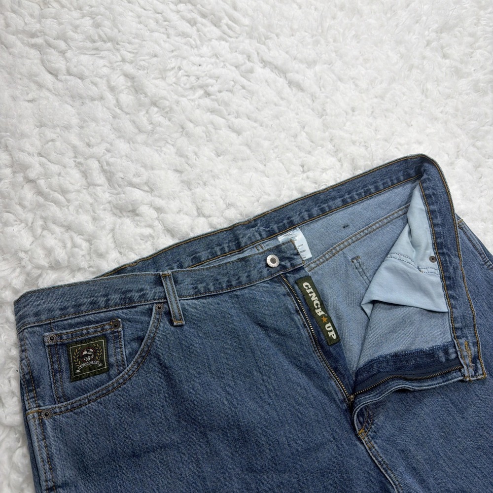 CINCH Jeans Men's 44 Tall Straight Leg Classic Fit Medium Wash Cotton 44x36 EUC!